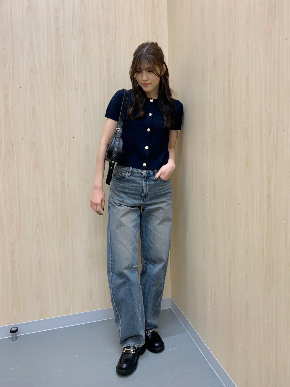 バレルレッグジーンズA+EC(丈長め81.0cm)(セットアップ可能)」の