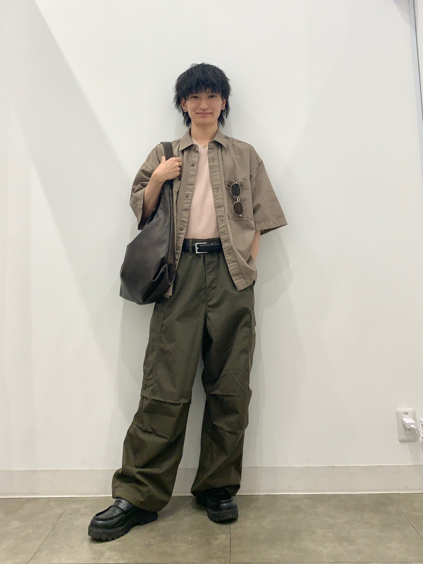 グラフィックT(5分袖) UNDERCOVER 6、ナイロンジップパラシュート