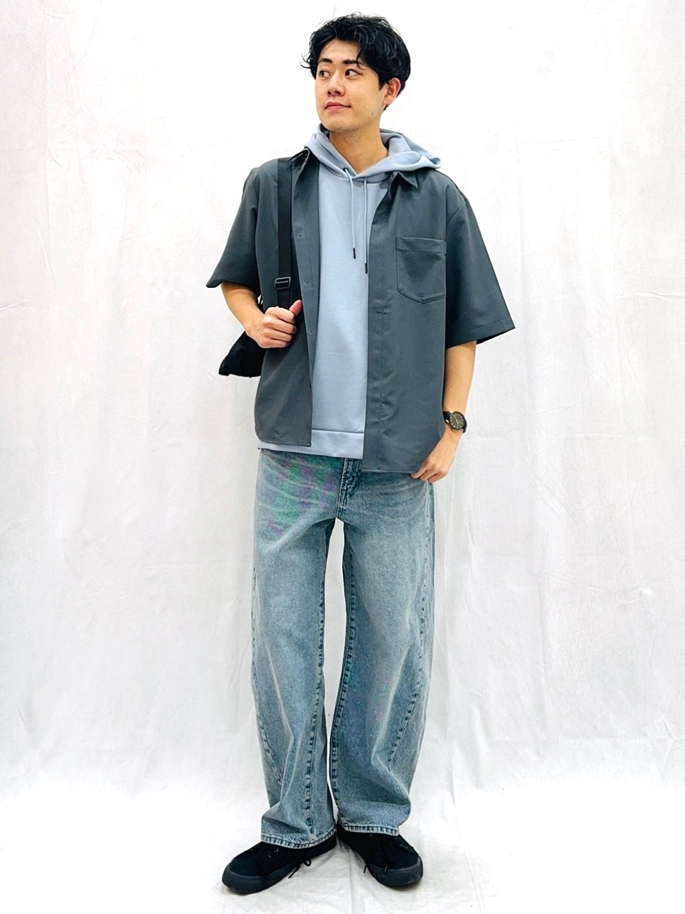 ラグリメイクセットアップ(ジップパーカー×バギー)