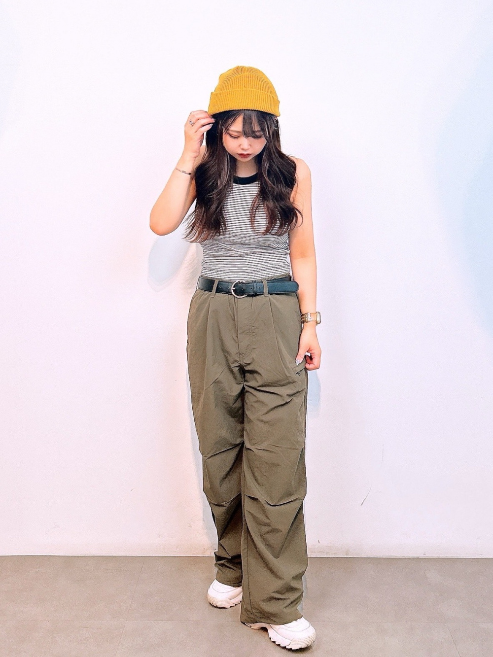 Nylon Zip Parachute Pants、Twill Boxy Work Shirt/HalfSlv/Q」| GU的