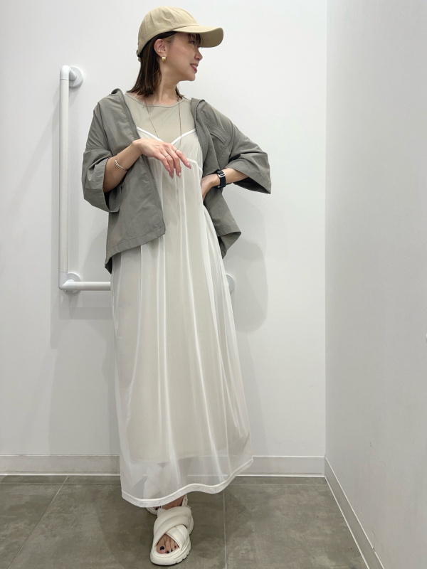 【新品】GU rokh ジーユー ロク 7分袖 リブポロセーターオフホワイト L GU公式 | リブポロセーター(7分袖) by rokh
