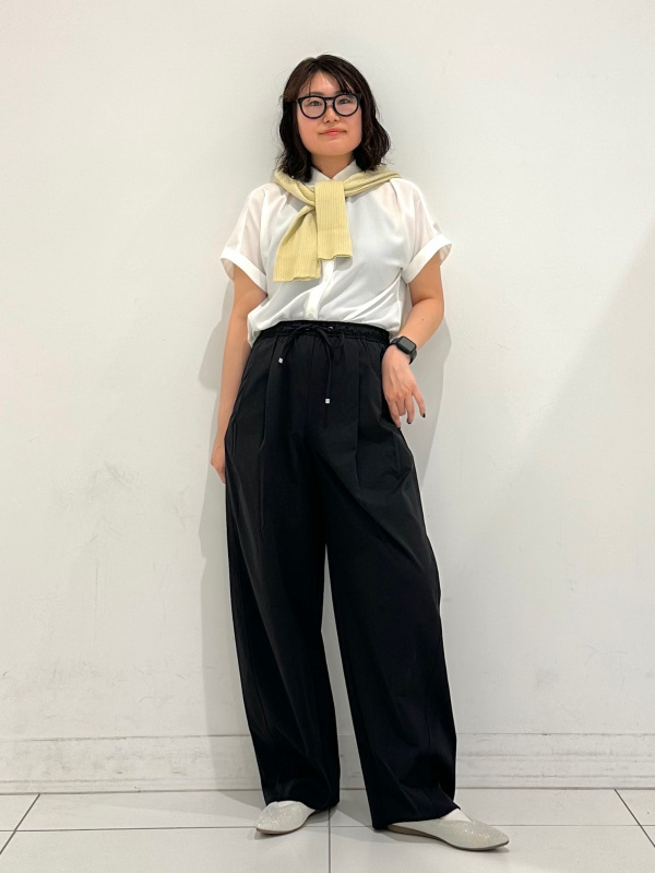 UVカットVネックカーディガンZ+E（レディース）の着用コーディネート