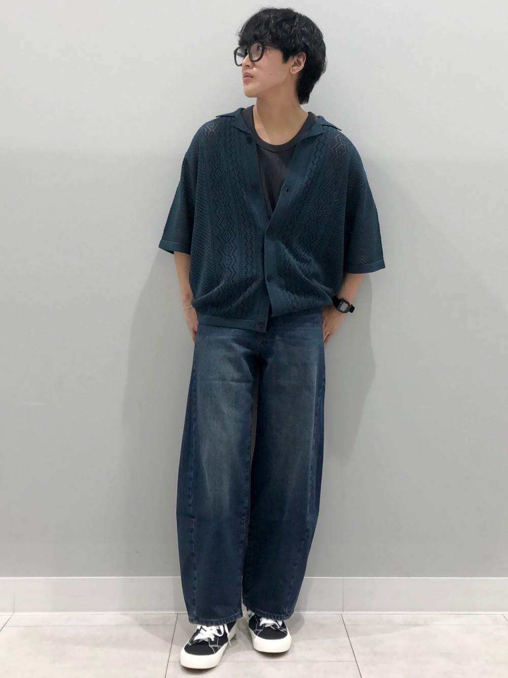 GUショートケープコート　by rokh オリーブ s 完売必至！【GU】注目コラボの「ショートケープコート」は着る
