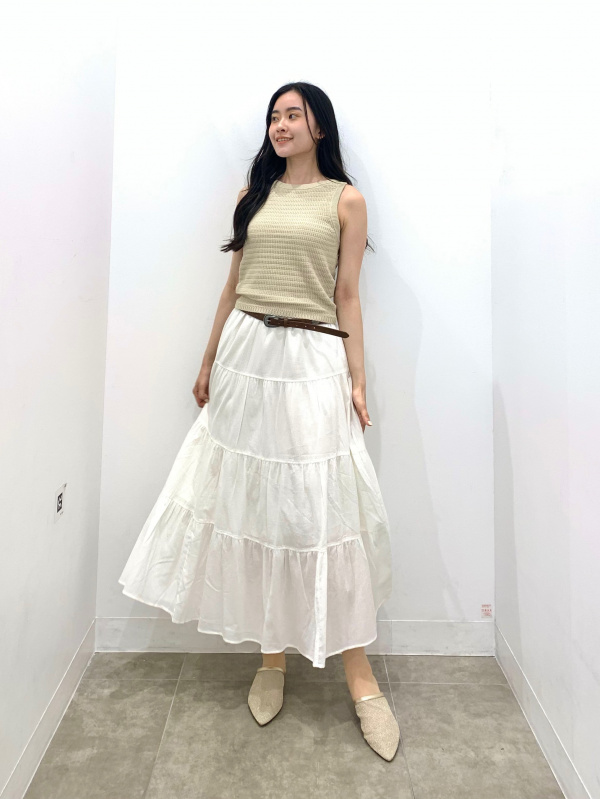 小物 GU An outfit using Textured Knitted Tank Top and Soft Nylon Crossbody