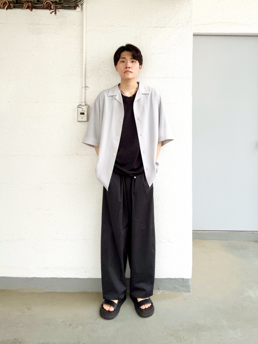 ショートケープコート　by rokh XL ショートケープコート by rokh、チュールスカート by rokh」の