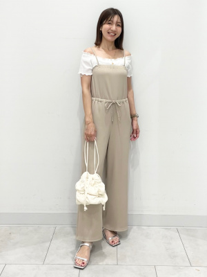 GU公式 | リブサロペットパンツ