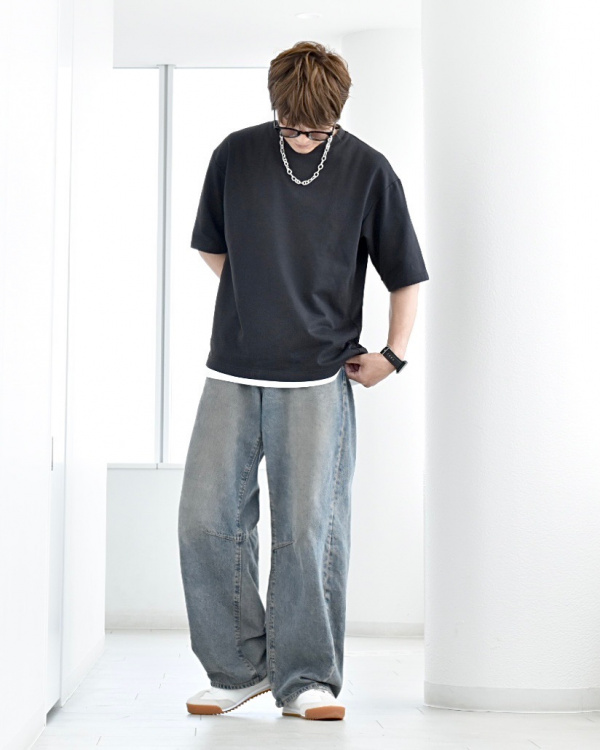 バレルレッグジーンズ(丈標準71.0～75.0cm)(セットアップ可能