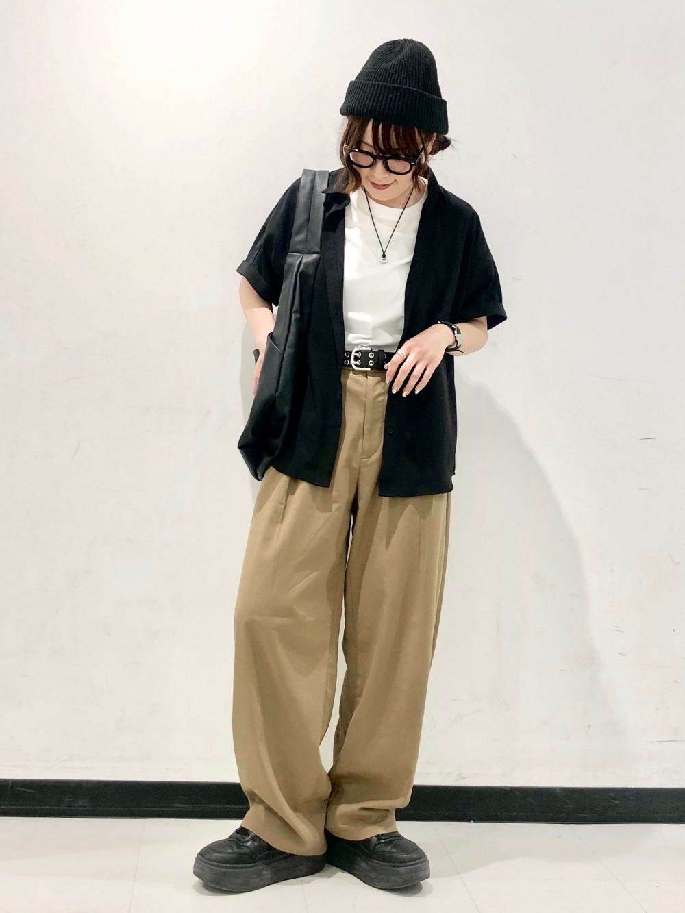 一枚のハギレから☆ブラックサンタコーデ・グラマラスクレインコーデ 一枚のハギレから☆ブラックサンタコーデ・グラマラスクレイン