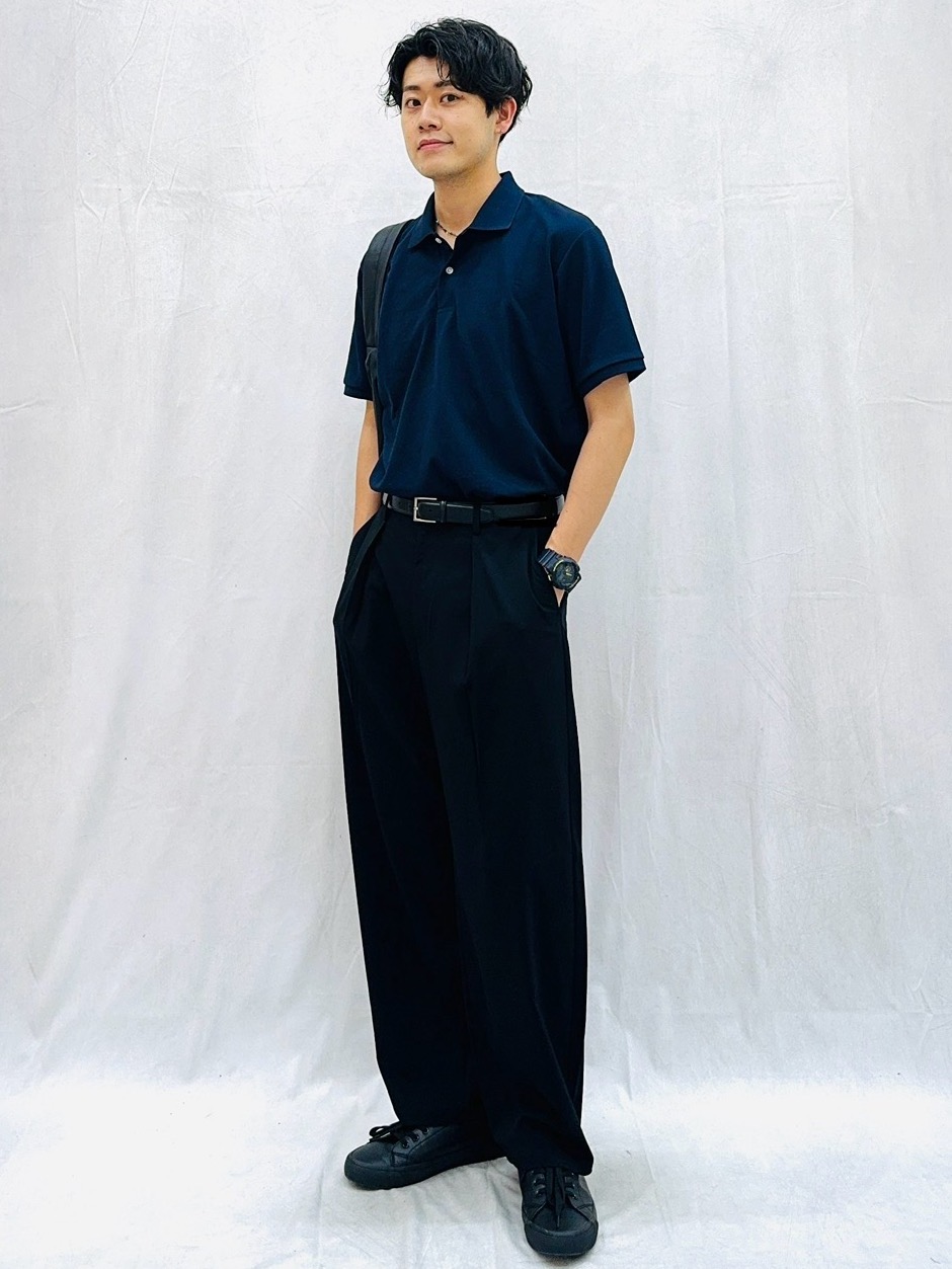 バレルレッグスラックス(丈標準70.0～74.0cm)」の着用コーディネート