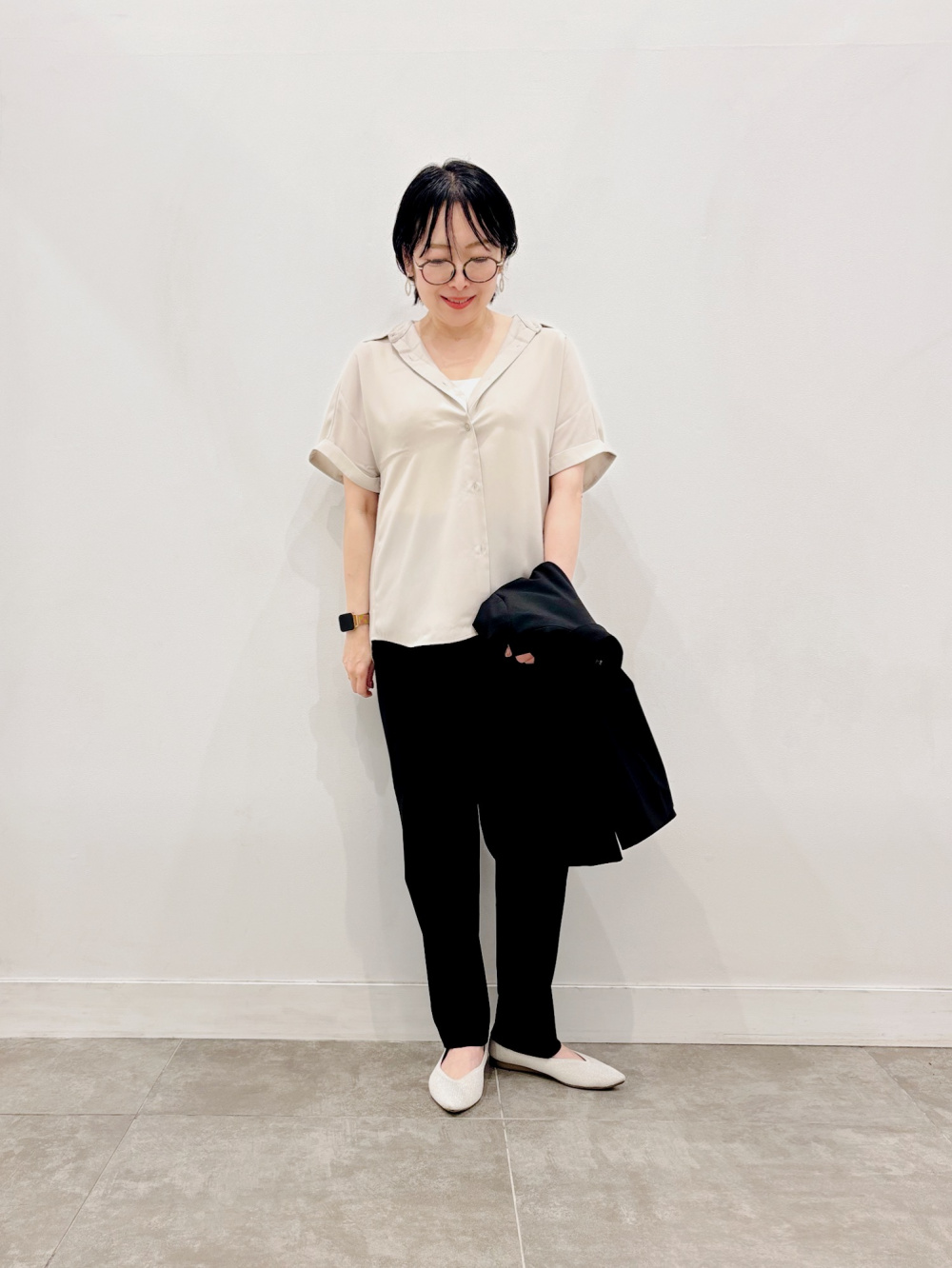 AKページ① 新品未使用タグ付き GU ペインターパンツ WU Lサイズ 濃紺