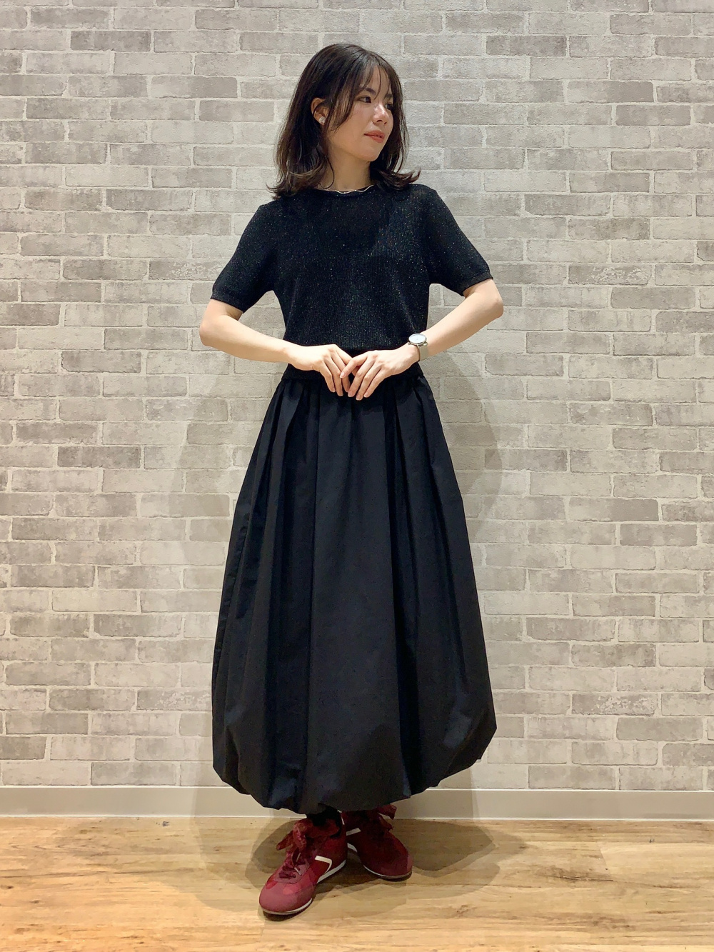 オーダーコーデ　レディース服 北浦佳那美｜X-girlのTシャツ/カットソーを使ったコーディネート