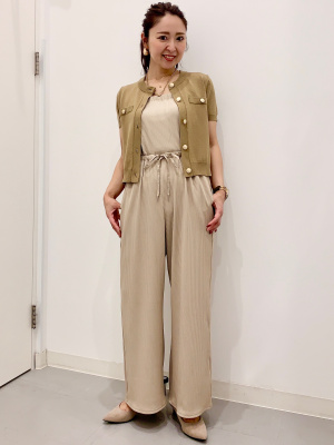 GU公式 | リブサロペットパンツ