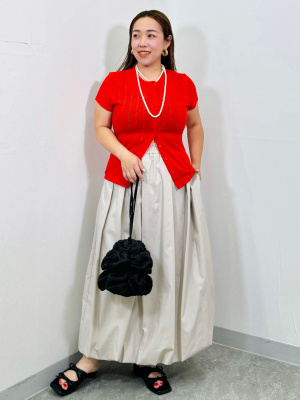 GU公式 | フロントボタンポインテールT OSQ+E