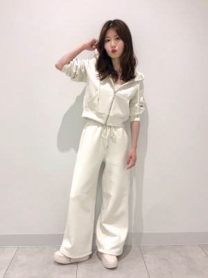 GU公式 | コットンブレンドクロップドキャミソール(ドライ)(ハート)