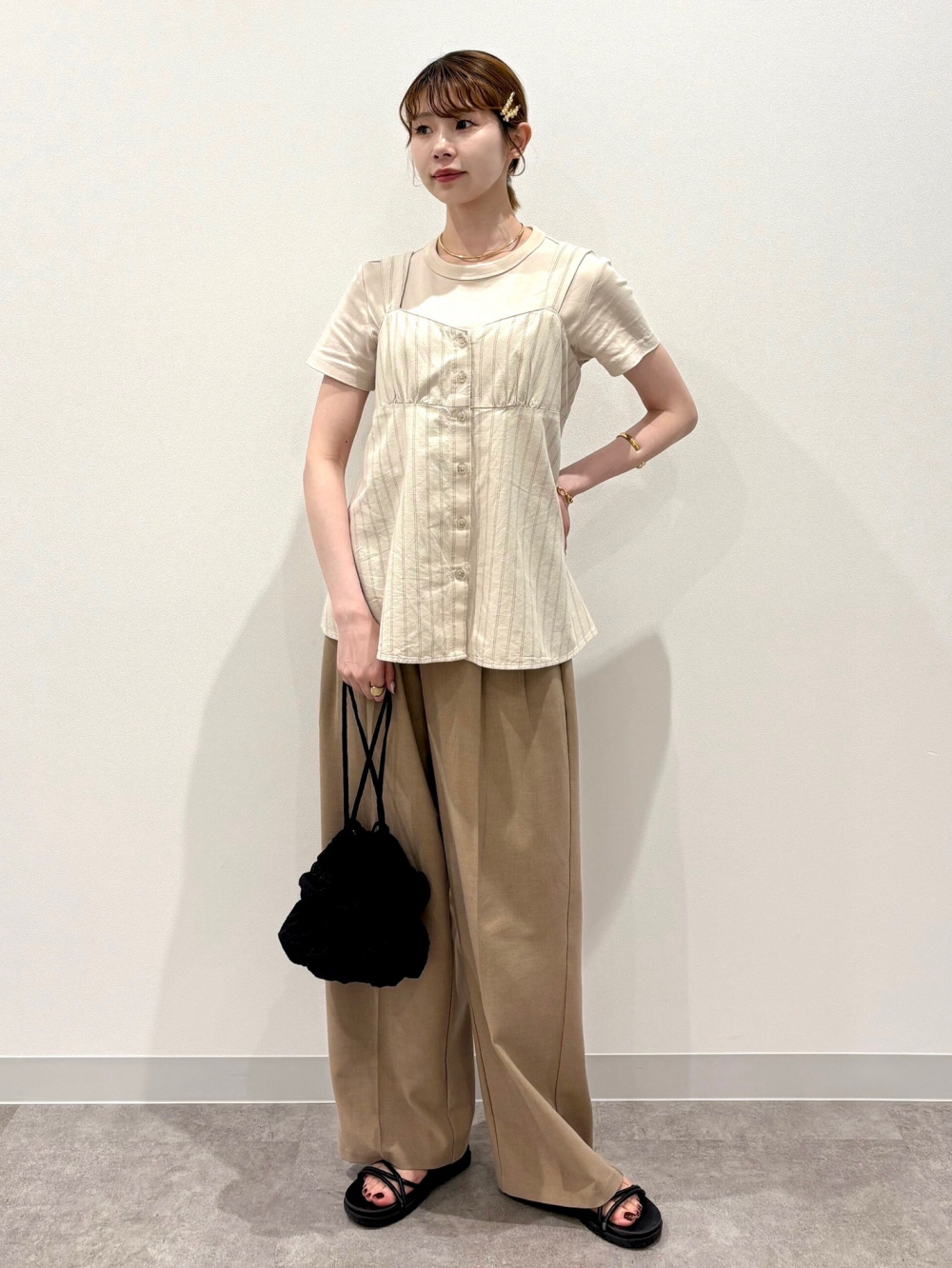 オーダーコーデ　レディース服 オーバーサイズテーラードジャケット+E、チルデンセーター