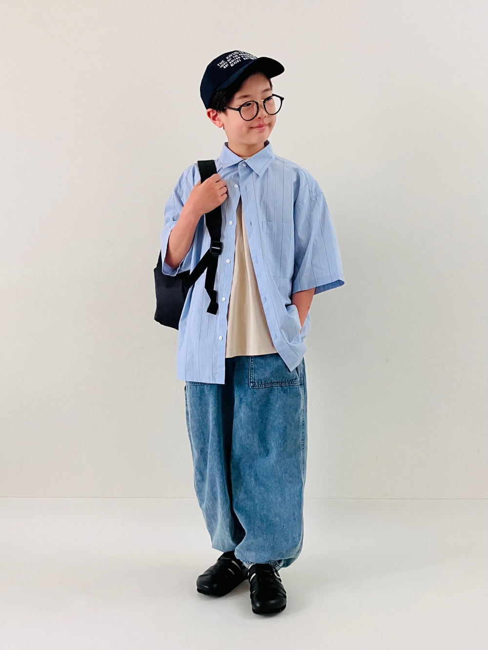 KIDS(男女兼用)デニムジップアップジャケット、KIDS(男女兼用