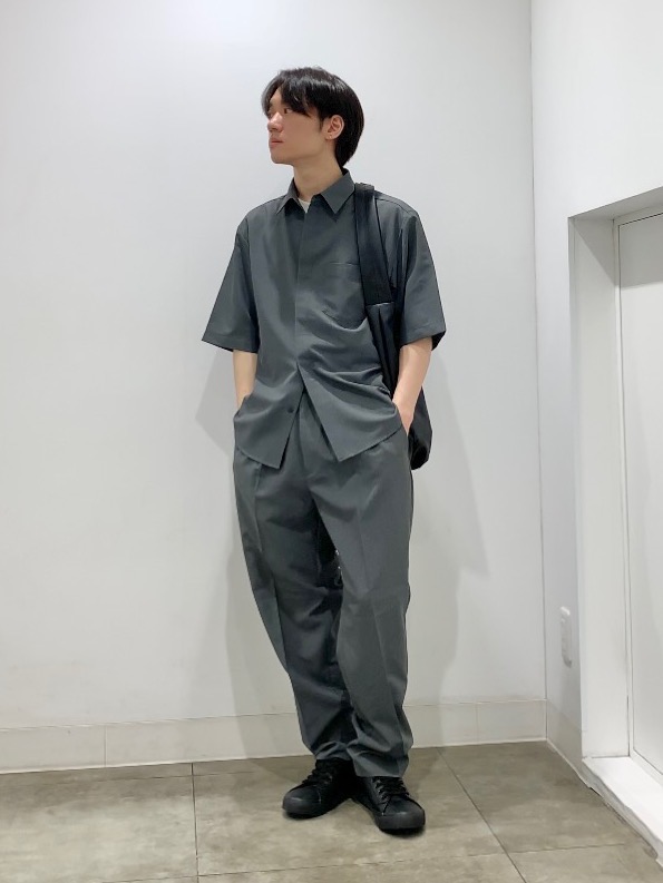 GU UNDERCOVER オーバーサイズ ジャケット テーパードパンツ グレー 新品】UG ワイドテーパードパンツ グレー 3XL GU UNDERCOVER