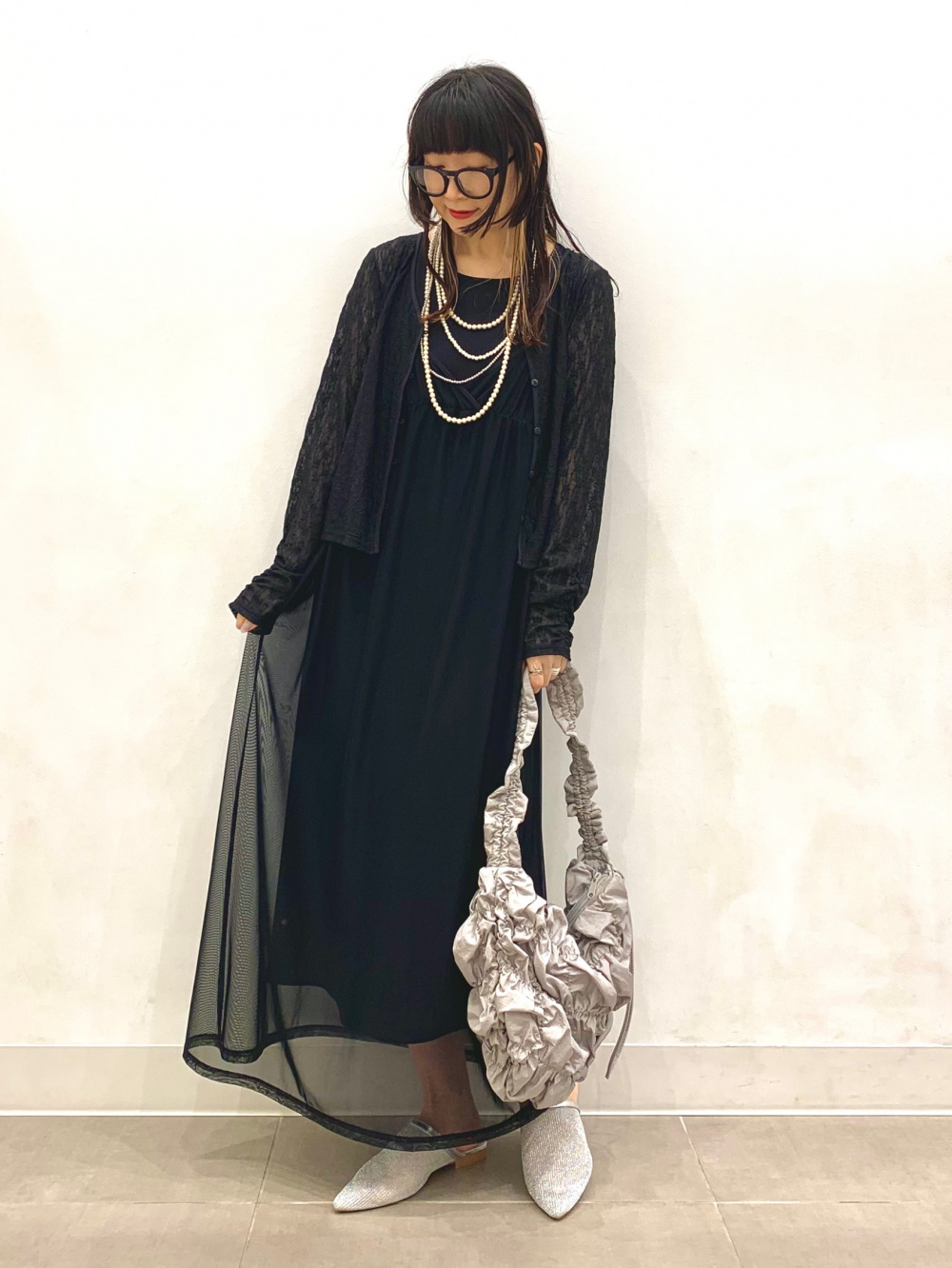 2点おまとめ　ワンピース&袖レースカーディガン 2点おまとめ ワンピース&袖レースカーディガン