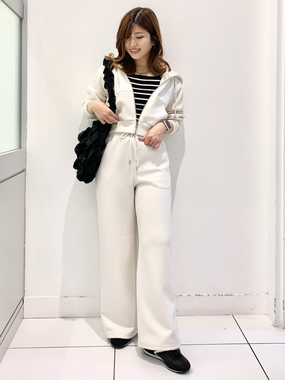 デニムフーディブルゾンNT+E、コンバーチブルワイドカーゴパンツ