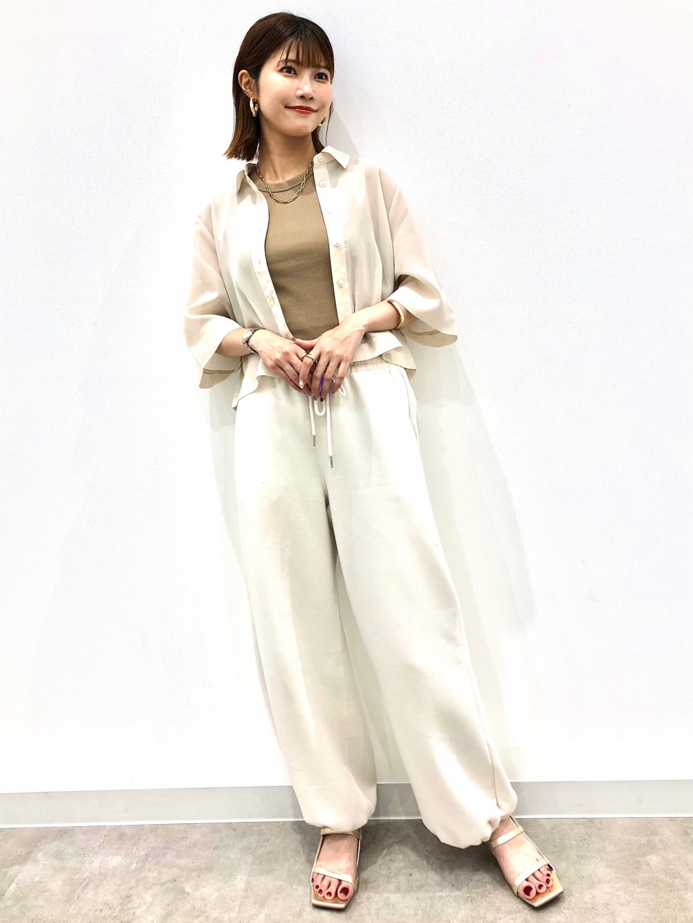 Tech Pull On Pants、Sheer Shirt/Halfslv/Q」| GU的穿搭理念