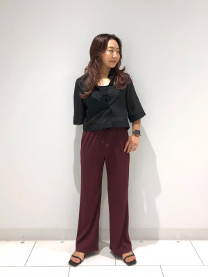 GU公式 | ナローストラップヒールミュール+E