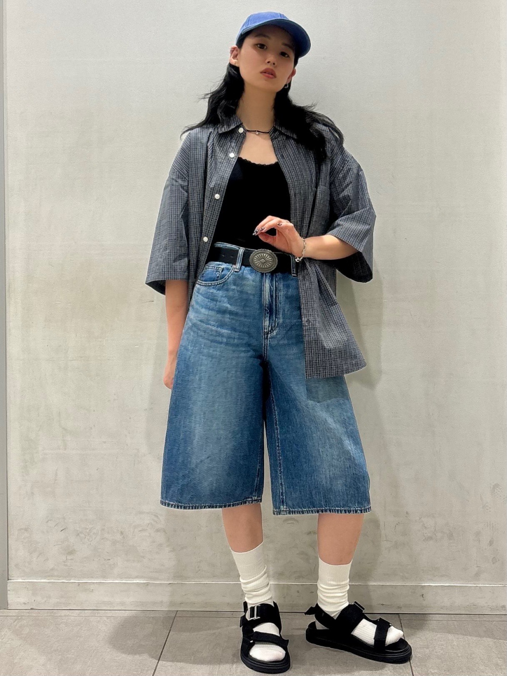 デニムスウェットイージーパンツ+X、デニムフーディブルゾンNT+E」の