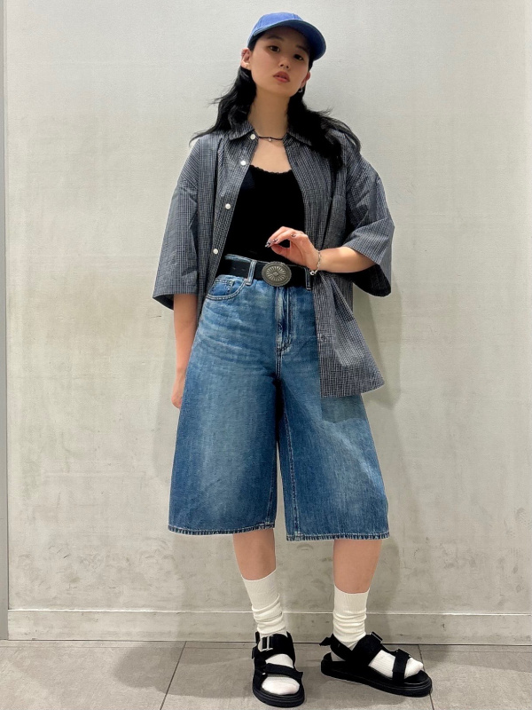 じーゆーたんです¨̮ )/ デニムスウェットイージーパンツ、デニムフーディブルゾンNTの