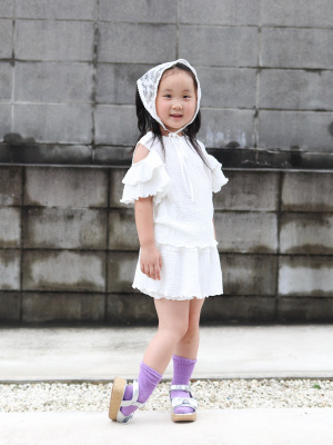 GU公式 | GIRLSシャーリングティアードキュロット