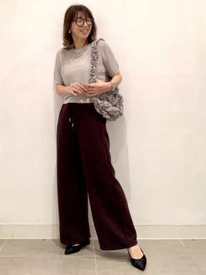 GU公式 | シアーラメセーター(半袖)Q