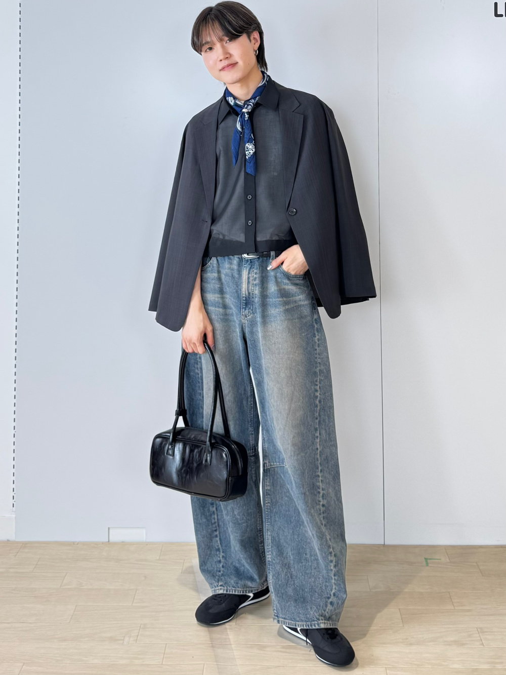 バレルレッグジーンズ(丈標準71.0～75.0cm)(セットアップ可能