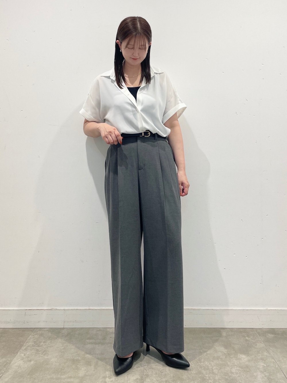 Reversible Belt、Denim Zip Narrow Skirt」| GU的穿搭理念