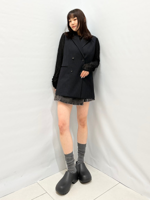 GU公式 | デニムラップスコートOSQ+E