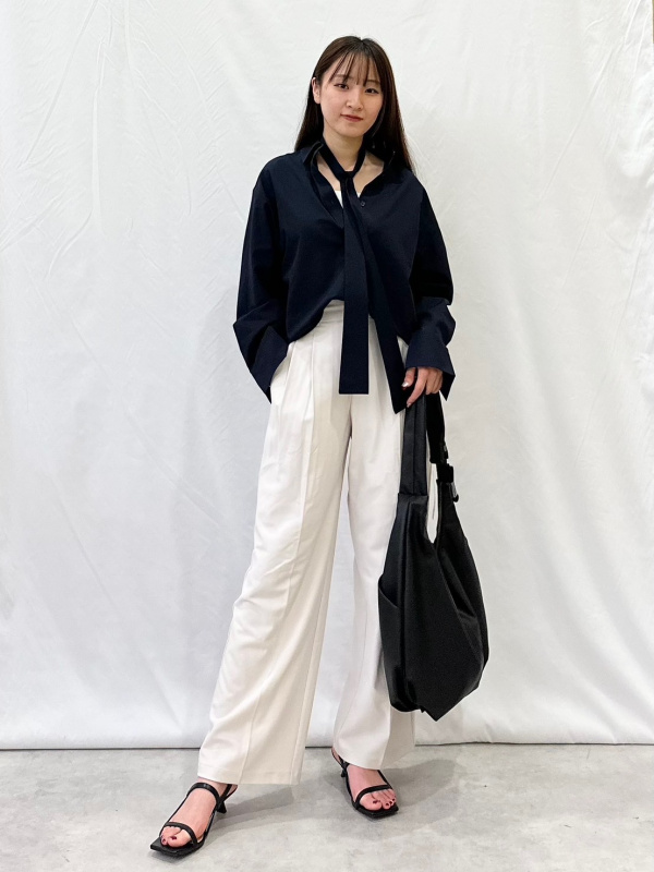45R｜180番三子の長袖クッペボウタイシャツ | Rakuten Fashion
