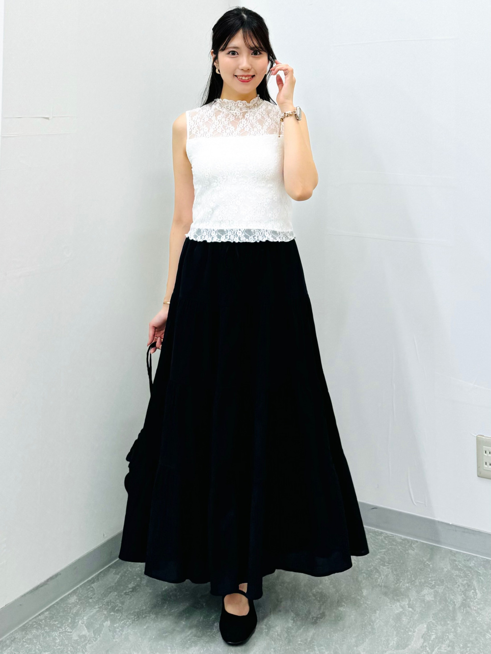 【美品】welcome to the prudential Washable Tailored Jacket/Z+EC、Bra-Feel Cropped Lace T-Shirt