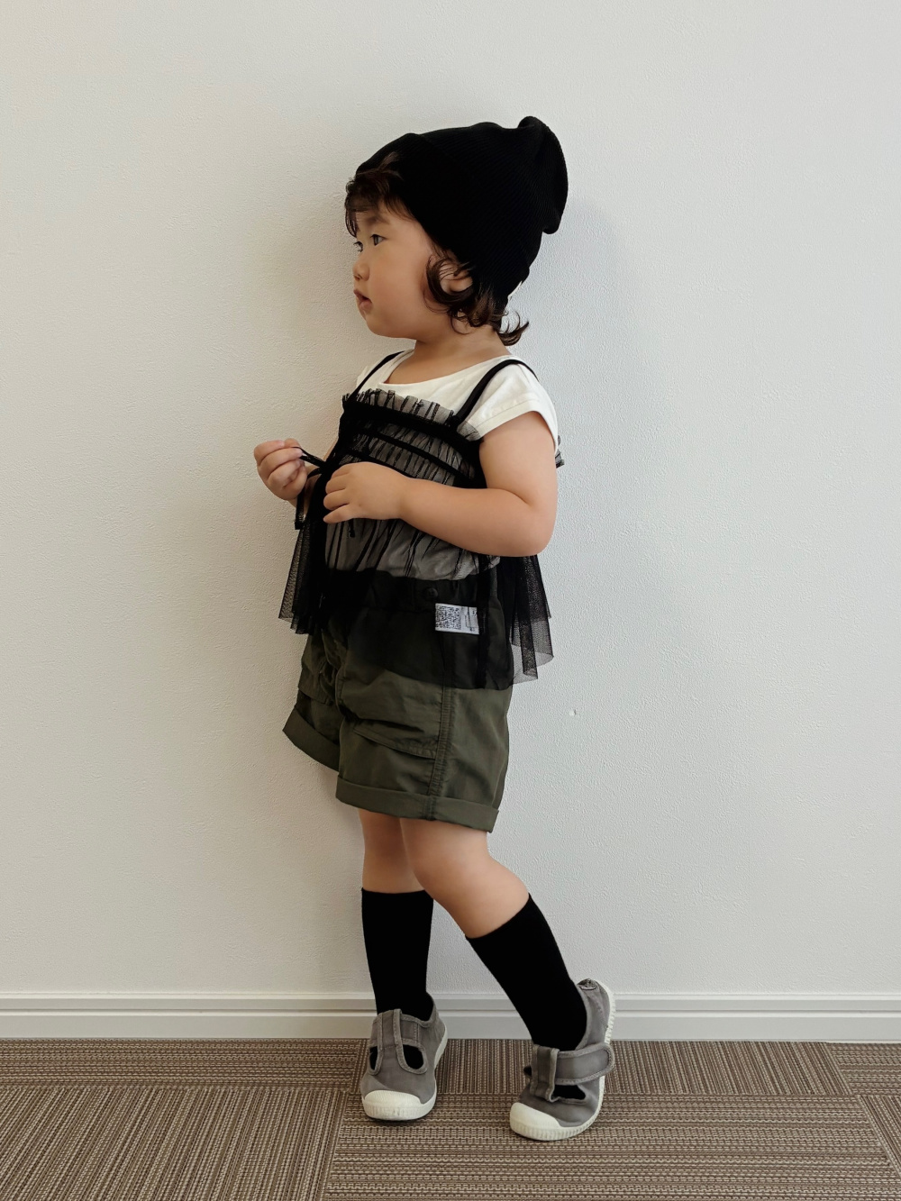 GIRLS2ピースチュールキャミソールセットT JR、GIRLSライト