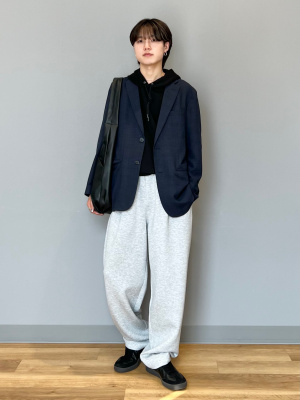 GU公式 | ウォッシャブルテーラードジャケット(チェック)SW+E