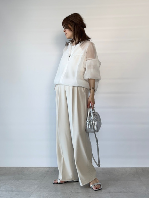 GU公式 | タックワイドパンツ(丈標準70.0～74.0cm)