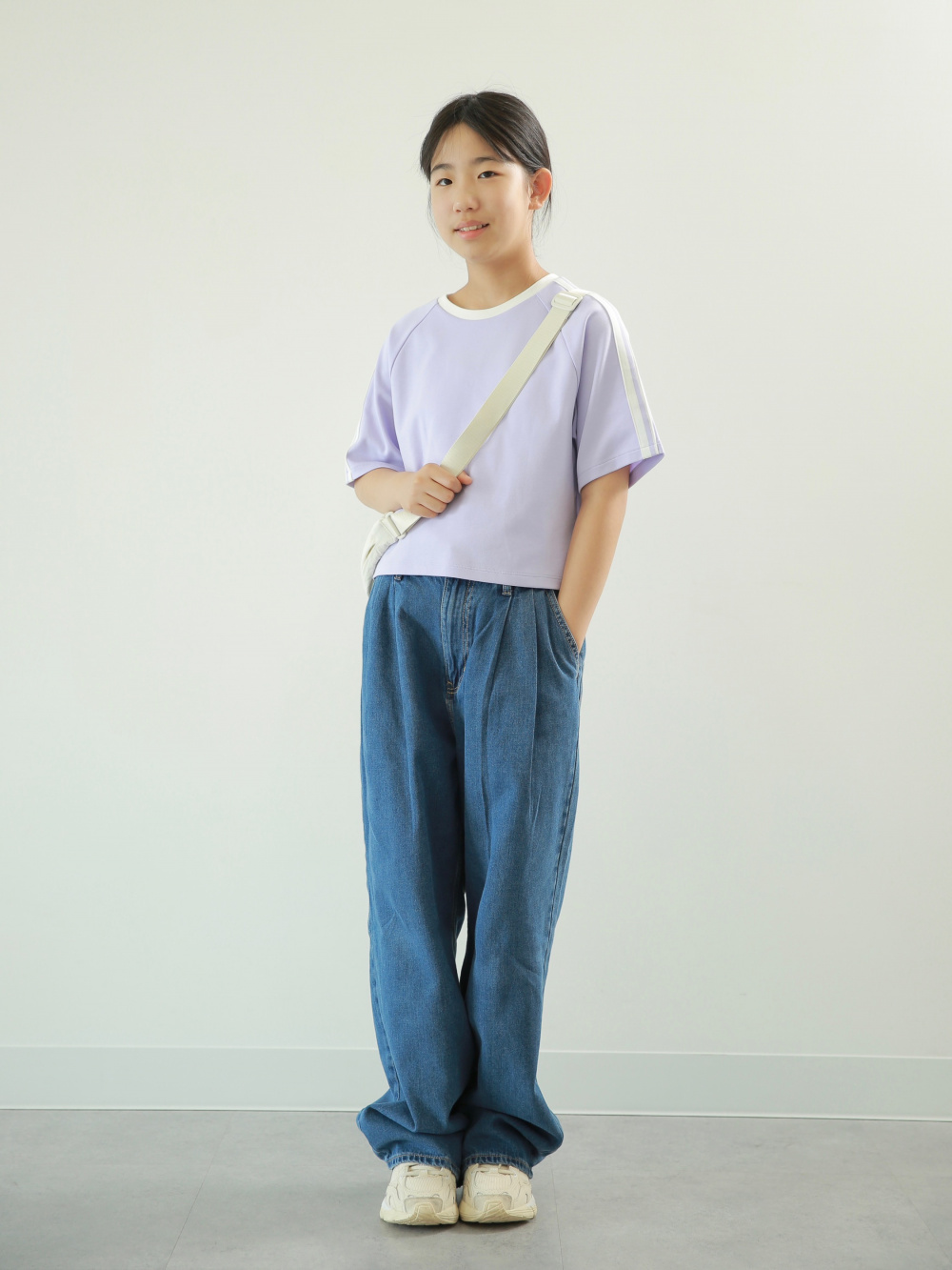 KIDS(男女兼用)ドライボクシーT(5分袖)、KIDS(男女兼用) デニム