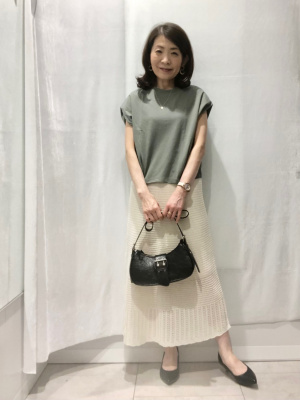 GU公式 | 透かし編みニットスカート