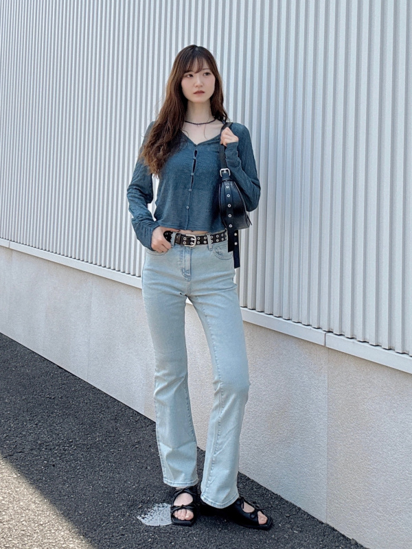 デニム✭ゆったりトップス★春夏コーデ★着回し万能✭シンプル可愛い 公式スタイリング | ジーユー