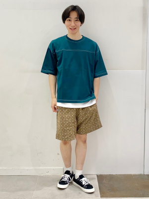 GU公式 | カラーアクティブショーツ(ジオメトリック)