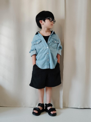 gotohollywood24aw kidsデニムシャツ120 楽天市場】デニム シャツ GU（キッズ・ベビー・マタニティ）の通販