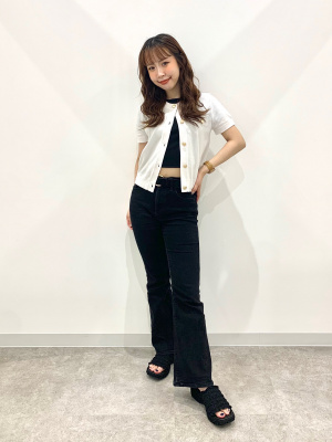 GU公式 | メタルボタンカーディガン(半袖)Q