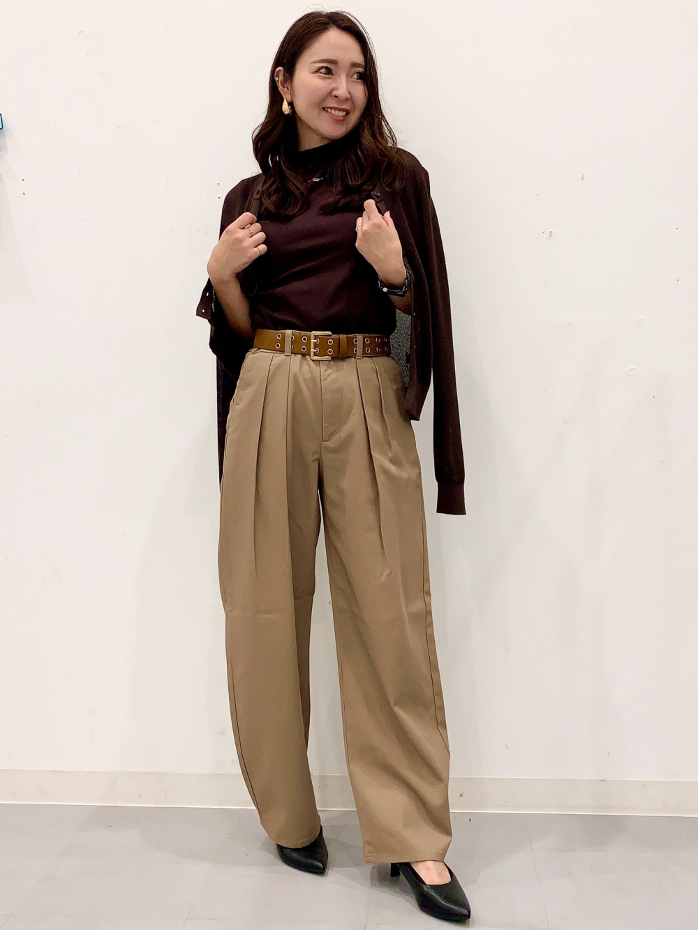 Style　ディープブラウン 公式スタイリング | ジーユー
