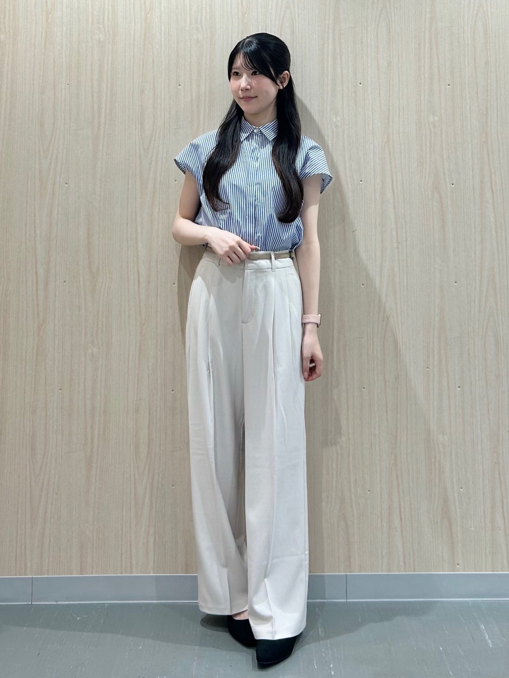 michiml.kirari.gu フォーム シアーギャザーT(半袖)Q、ブラフィール2WAYクロップド