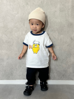 GU公式 | BABY(TODDLER)サマナルパンツ(10分丈)(サイドライン)+E