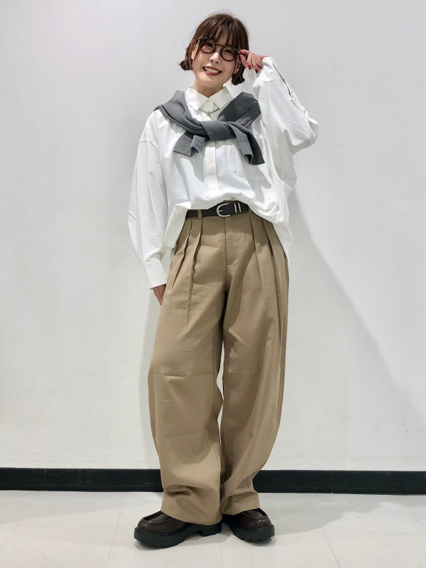 ぐるっぺ★ クラネ CLANE VINTAGE LACE MINI PUFF CARDIGAN （MUSTARD