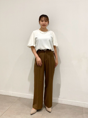 GU公式 | バブルスリーブブラウス(5分袖)Z