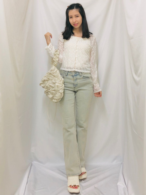 【送料関税込】韓国正規品★MK★Tribeca Denim Shoulder バッグ セール】Many way カーブショルダーバック（ショルダーバッグ