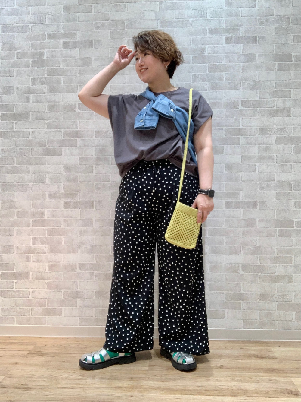 UVカットVネックカーディガンZ+E、スキッパーポロワンピース